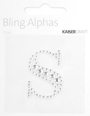Kaisercraft Rhinestone  Silver Letter
