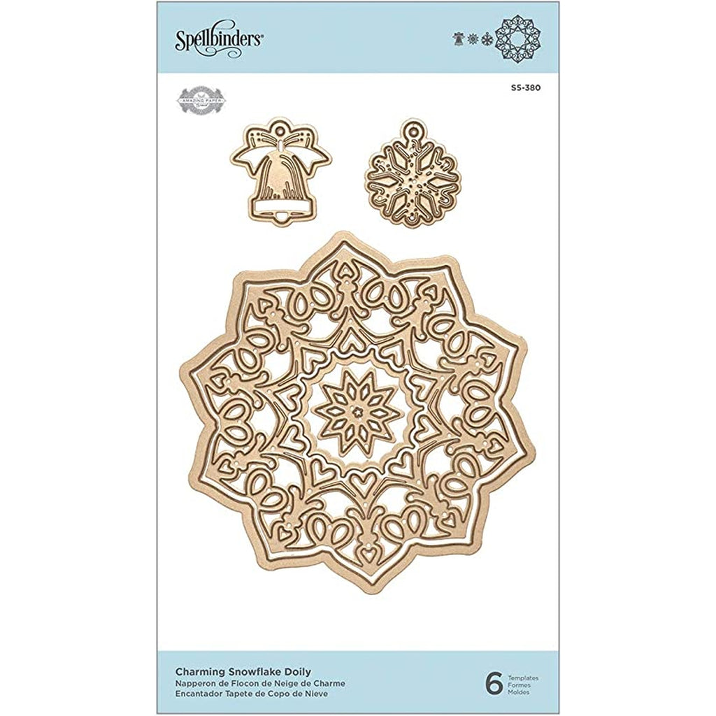 Spellbinders Charming Snowflake Doily Etched Dies