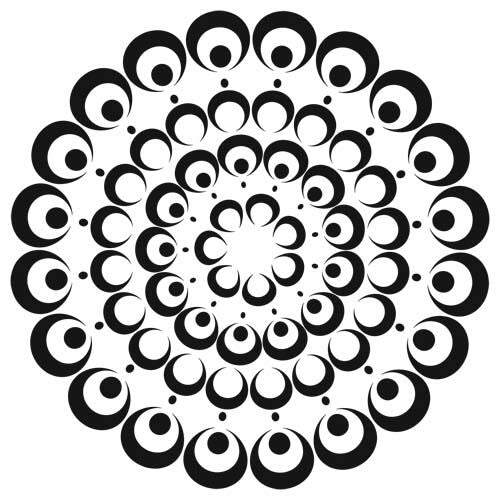 The Crafters Workshop Mini Template Bubble Doily