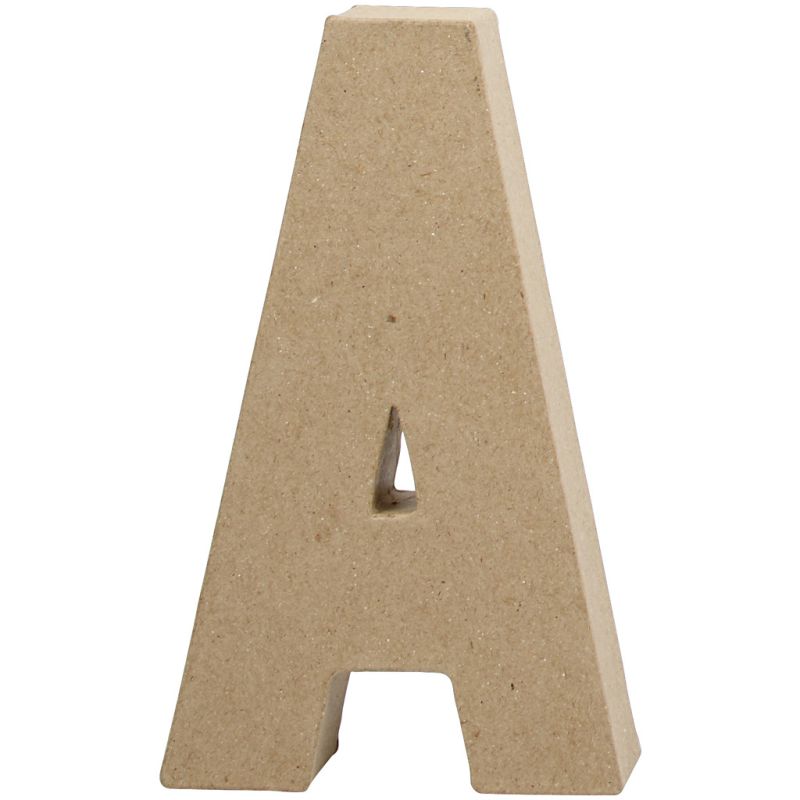 Creativ Letter A - 20.5cm - Single Paper Mã¢che