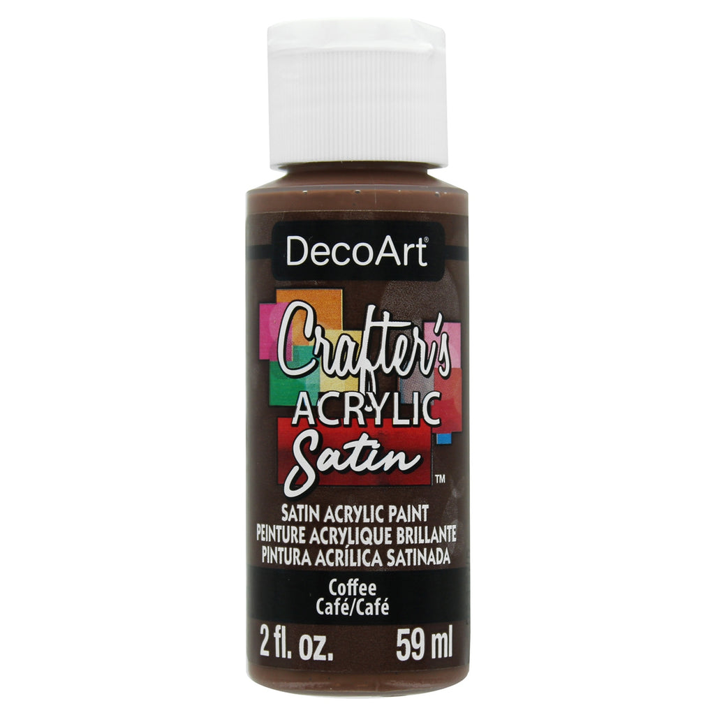 DecoArt Coffee 2oz Crafters Acrylic Satin
