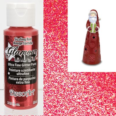 DecoArt Sizzling Red Glamour Dust