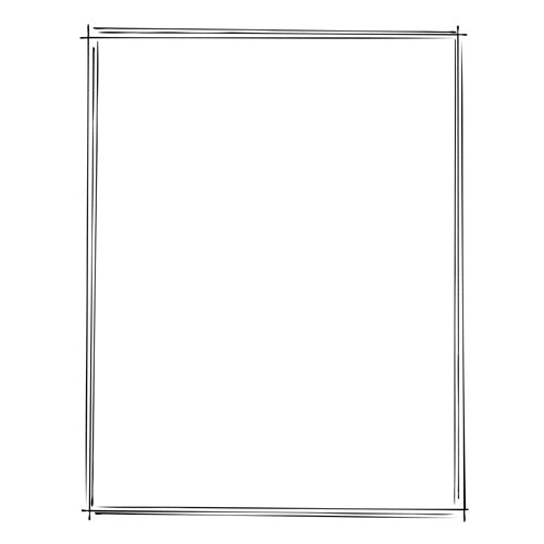 Spellbinders Simple Line Border