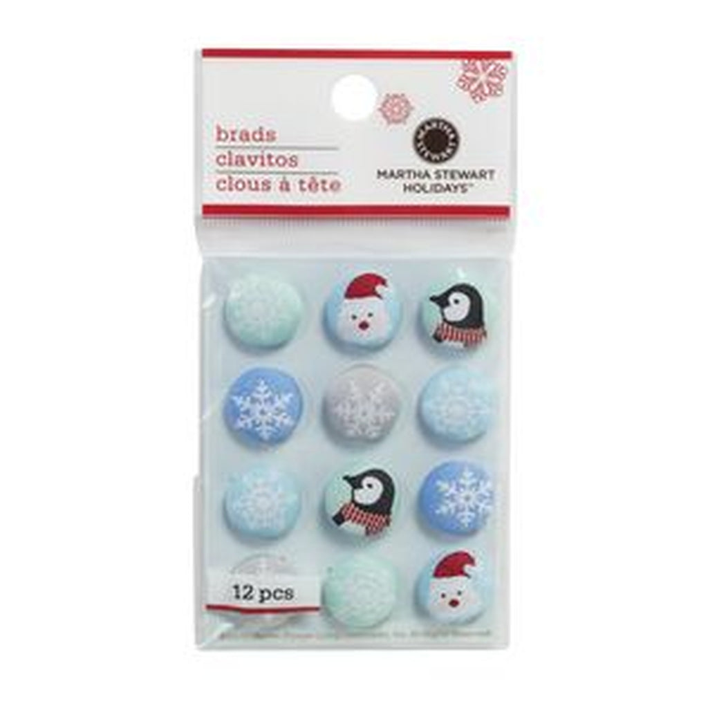 Martha Stewart Crafts Winter Fabric Brads