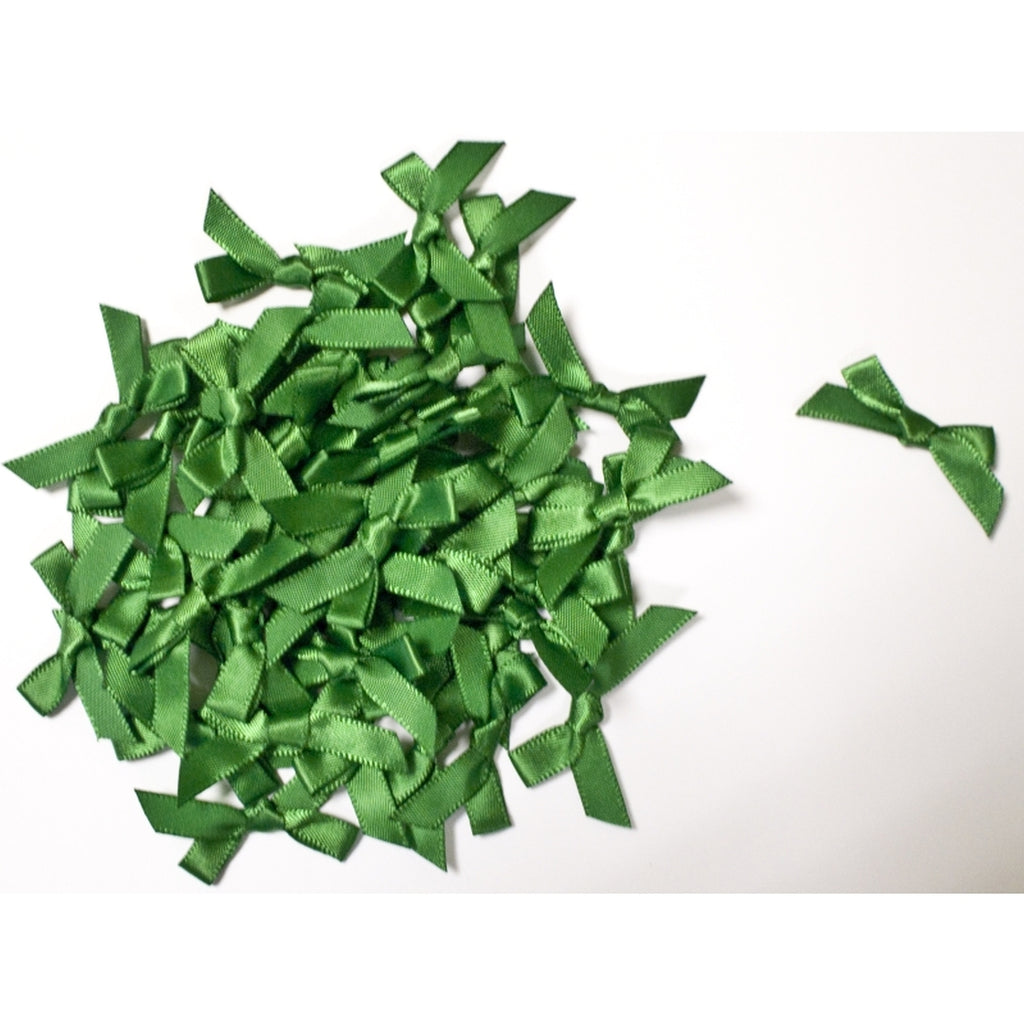 Stenco Emerald Green Satin Bow Bags Of 50's