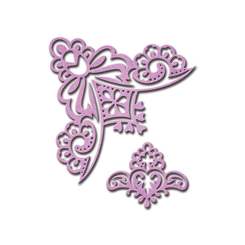 Spellbinders Victorian Bow Corner