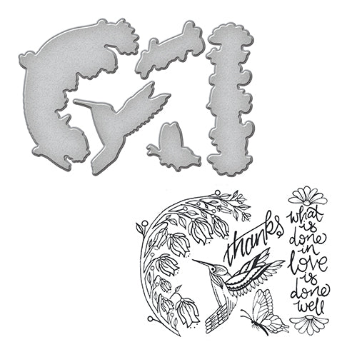 Spellbinders Hummingbird