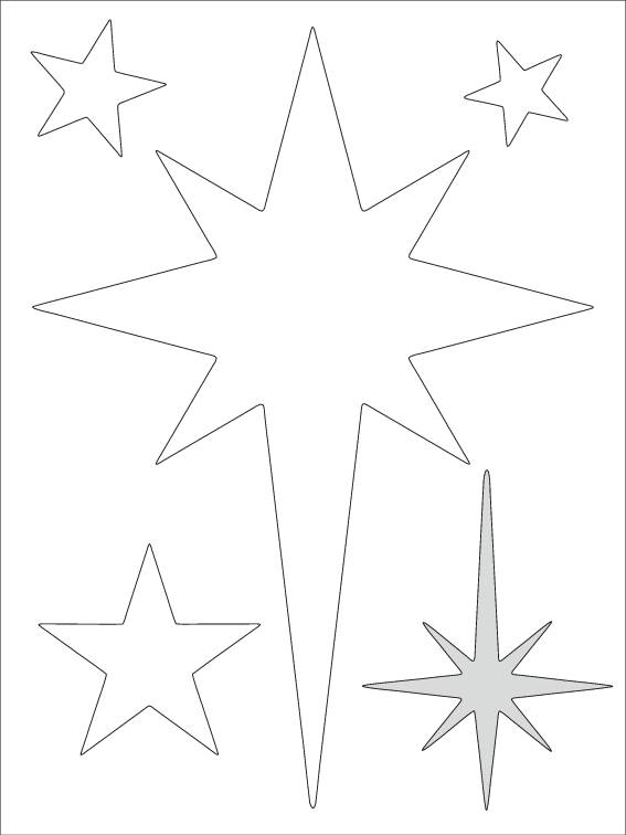 Card-io Star Of Wonder - Majemask Stencil