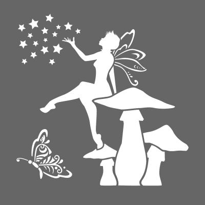 DecoArt Fairies Stencil Pack Of 2