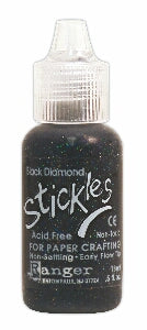 Ranger Stickles Glitter Glue Black Diamond - Stk-bdia