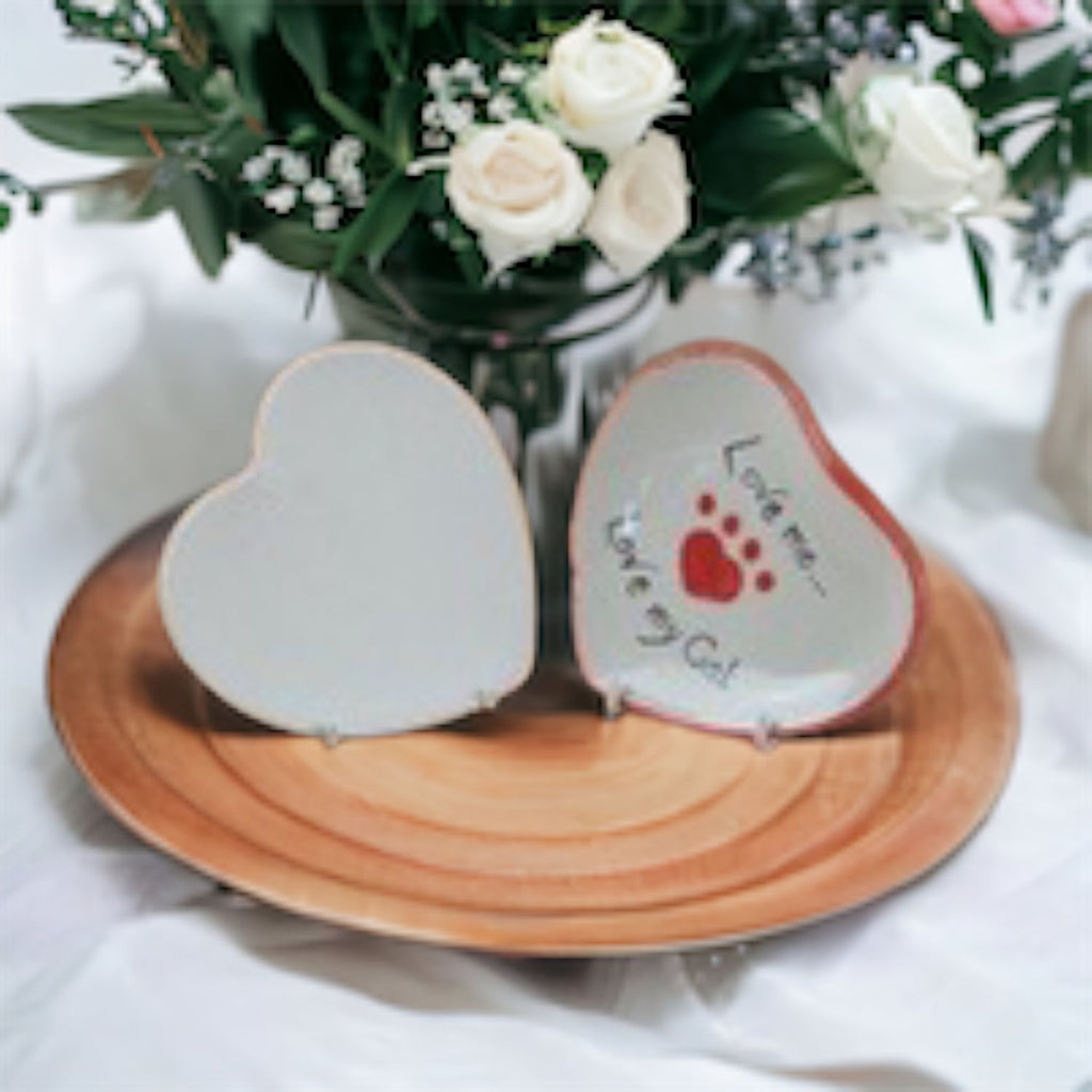 Ceramiche Arti-C Heart Plate Small (Carton Of 6)
