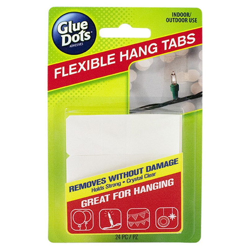 Glue Dots Flexible Hang Tabs English