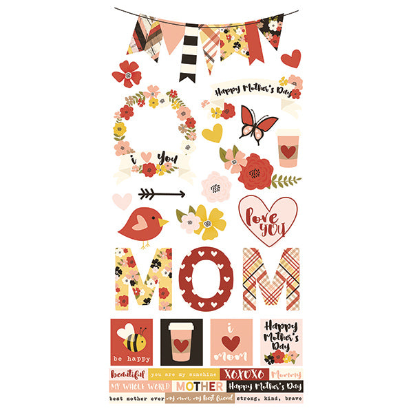 Simple Stories 6x12 Sticker Moms Day
