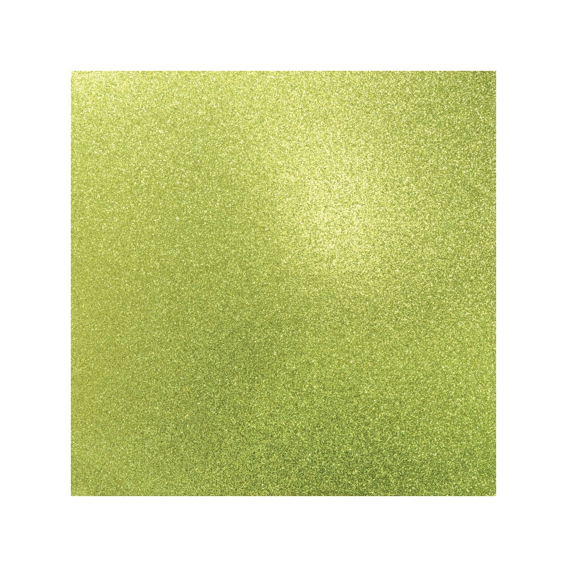 Kaisercraft Glitter Cardstock - Pistachio Packs Of 10 Sheets