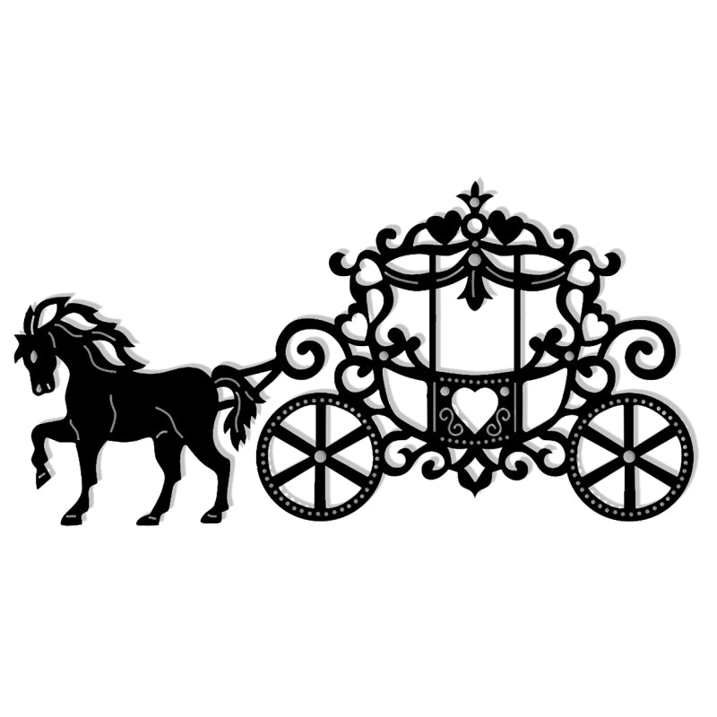 Sue Dix Fairy Tale Coach & Horse Sweet Dixie Cutting Die