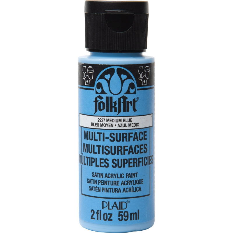 Medium Blue Folkart Multi-surface 2oz
