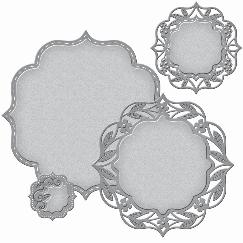 Spellbinders Labels 50 Dec Elements