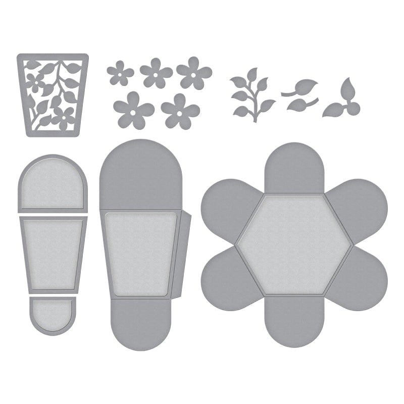 Spellbinders Hexagon Petal Box