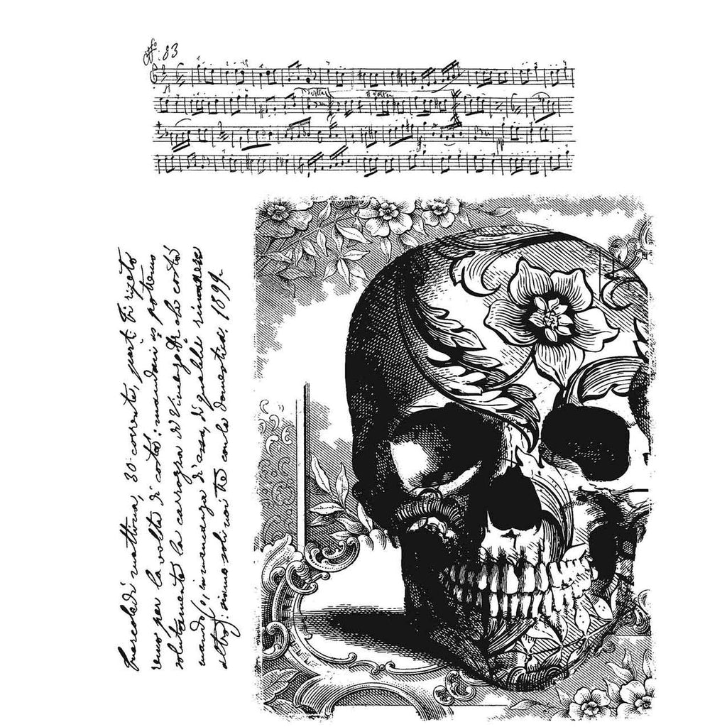 Art Gone Wild Gothic Tapestry Tim Holtz Cling Stamps