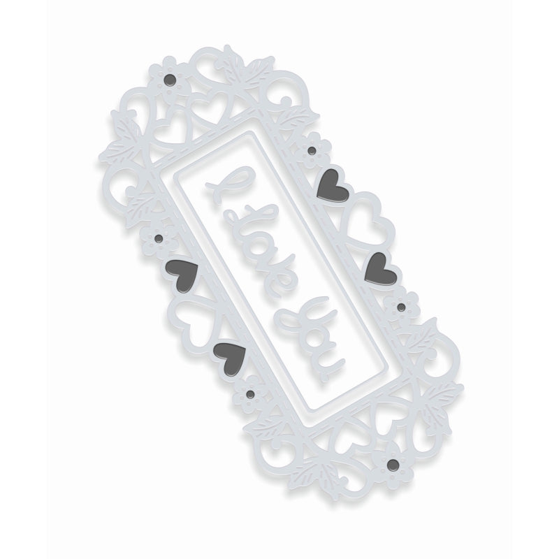 Psd Small Hearts And Flowers Fr Sweet Dixie Cutting Die