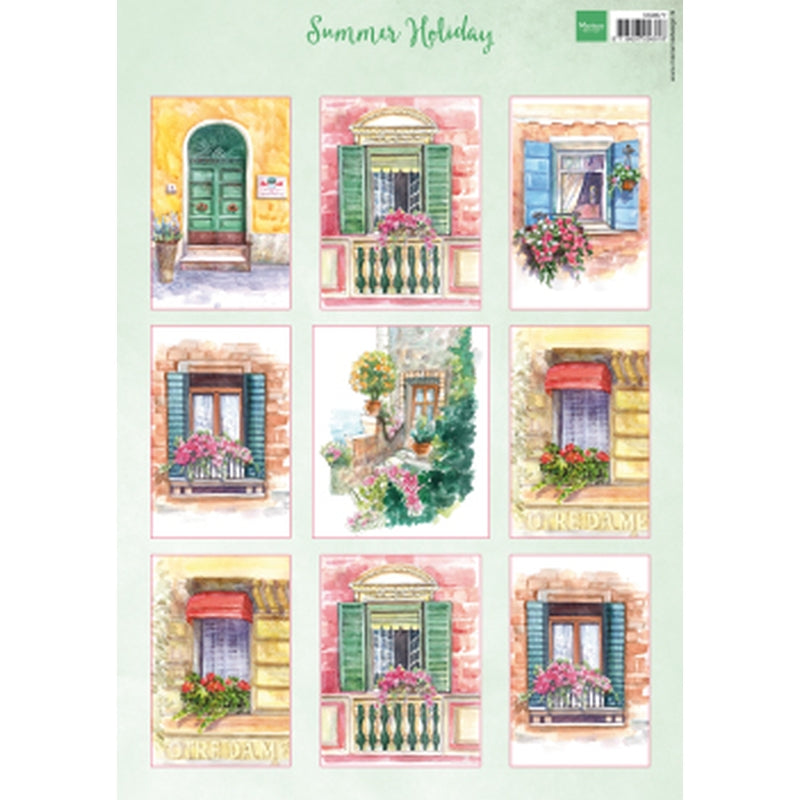 Marianne Design Summer Holiday Packs Of 10 Sheets