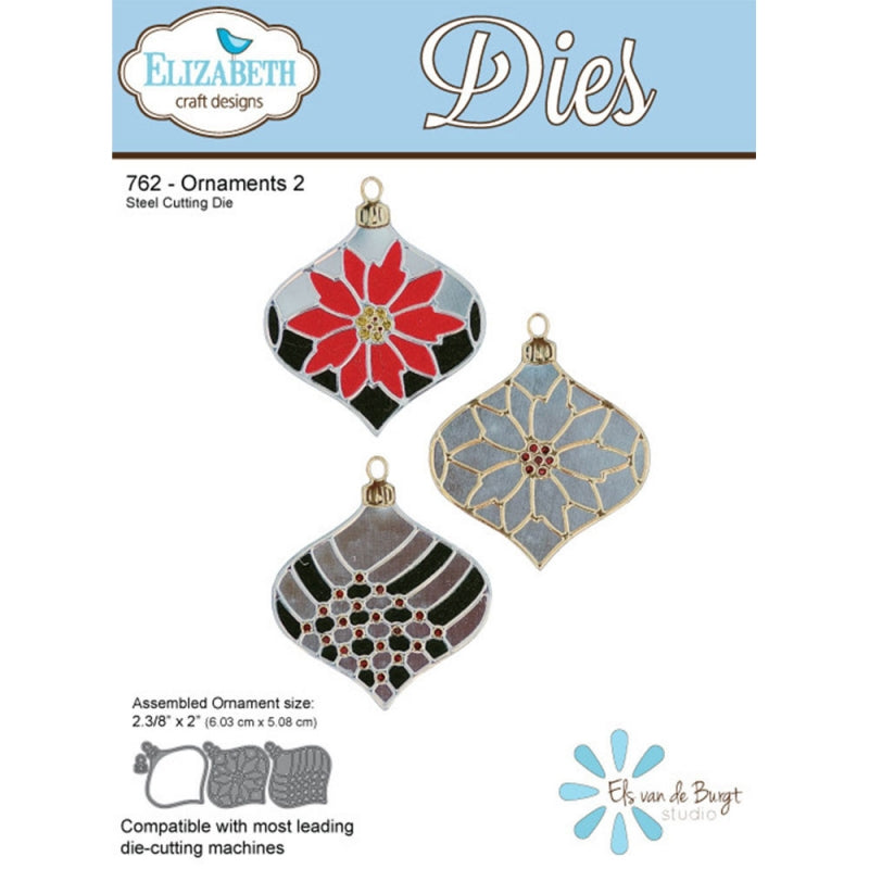 Elizabeth Craft Designs Ornament Set 2