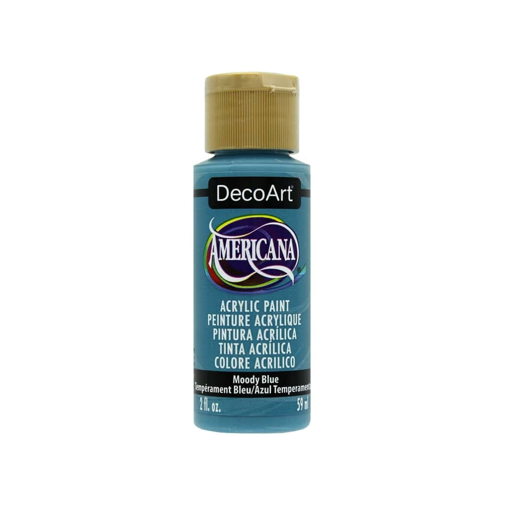 DecoArt Moody Blue Americana Acrylics 2-oz.