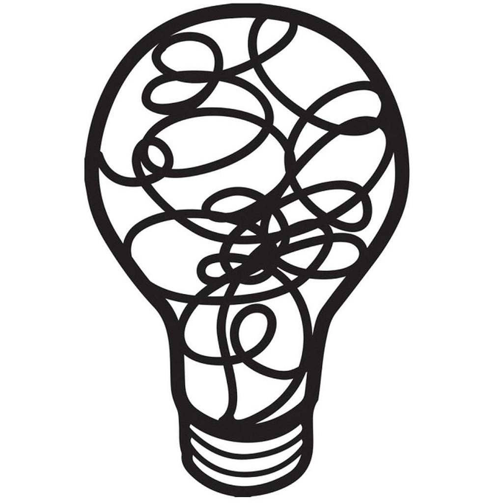 The Crafters Workshop Stencil 4x4 Lightbulb Bits