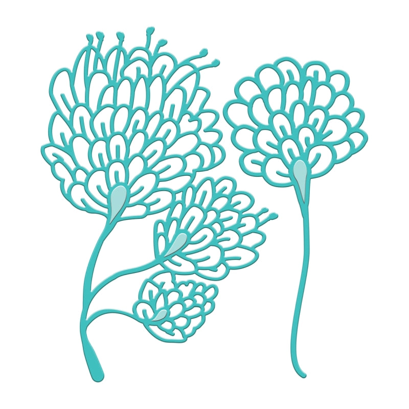 Spellbinders Sea Flower Etched Dies