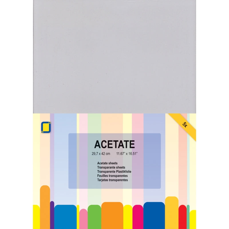 5 X A3 Acetate Sheets