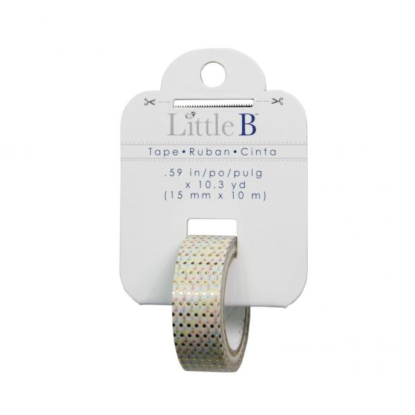 Little B Pastel Polka Dots15mm Tape