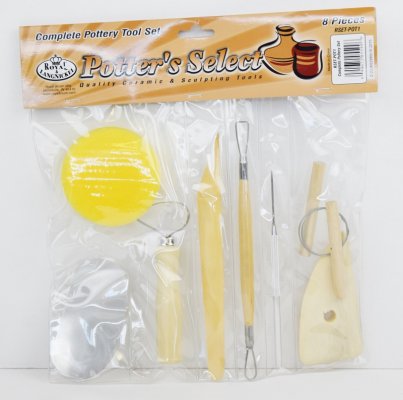 Royal Brush Company Complete Pottery Tool 8 Pc