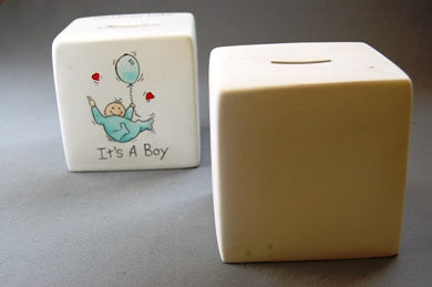 Square Cube Money Box (Carton Of 6)