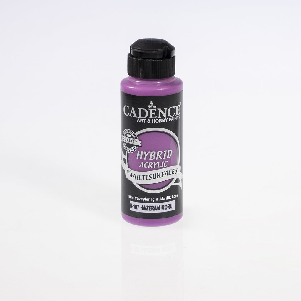 Cadence Hazeran Purple 120 Ml Hybrid Acrylic Paint For Multisurfaces