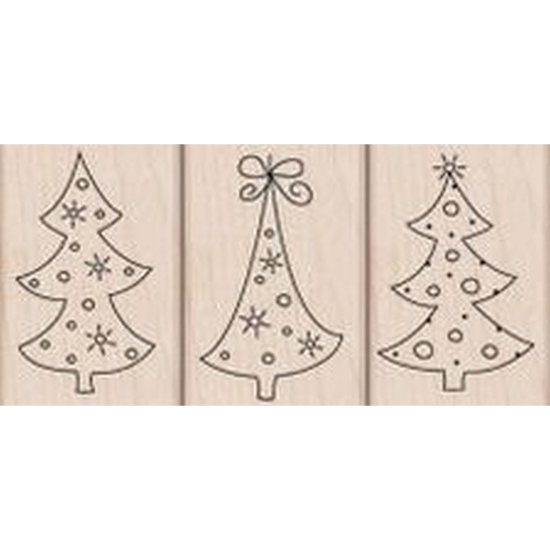 Hero Arts Ai: 3 Tree Ornaments