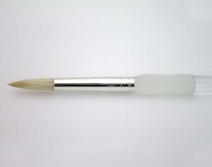 Royal Brush Company White Dry Brushing Round Soft Grip - Singles