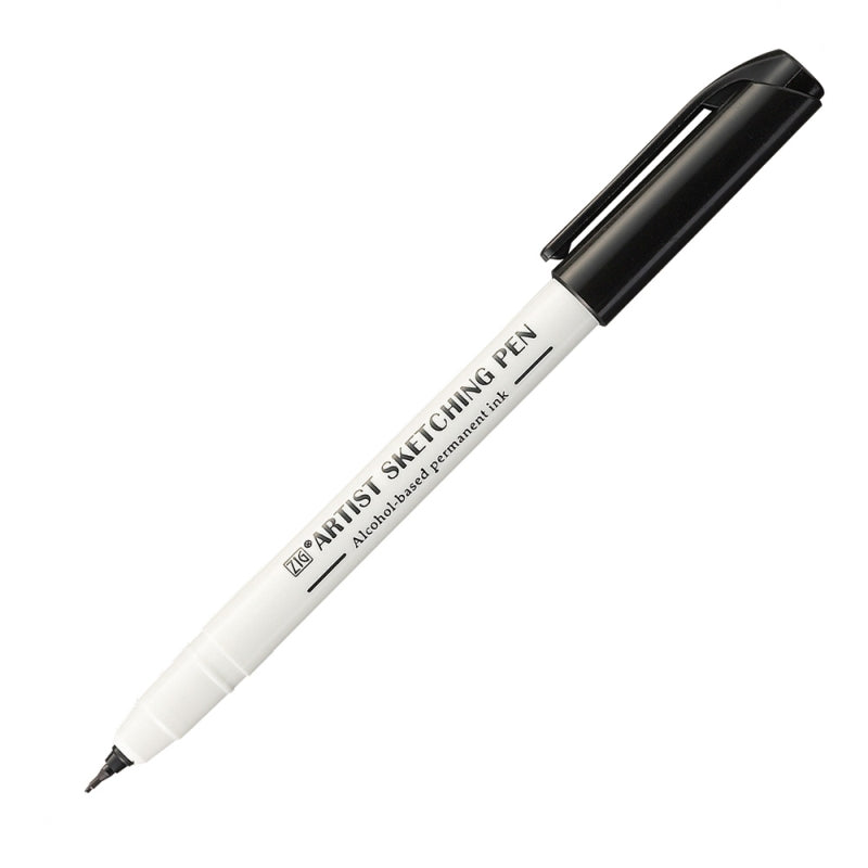 Kuretake Zig Artist Sketching Pen X1 Black