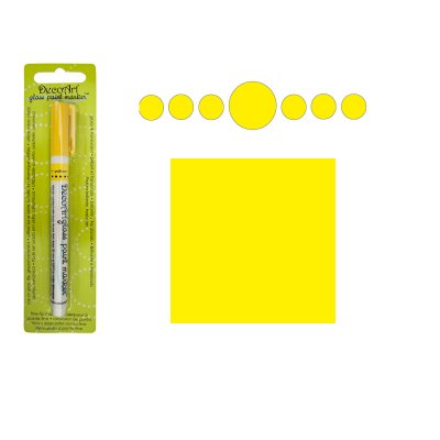 DecoArt Yellow Glass Marker 1mm