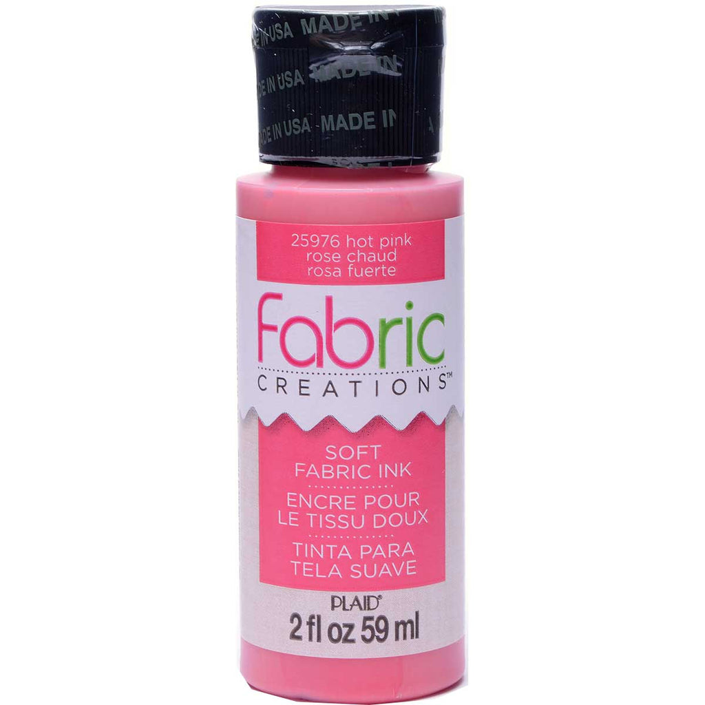 Hot Pink Fabric Creations Soft Fabric Ink 2oz
