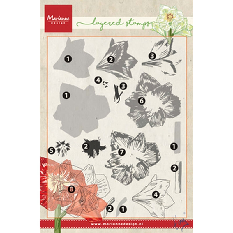 Marianne Design Tiny's Amaryllis (Layering)