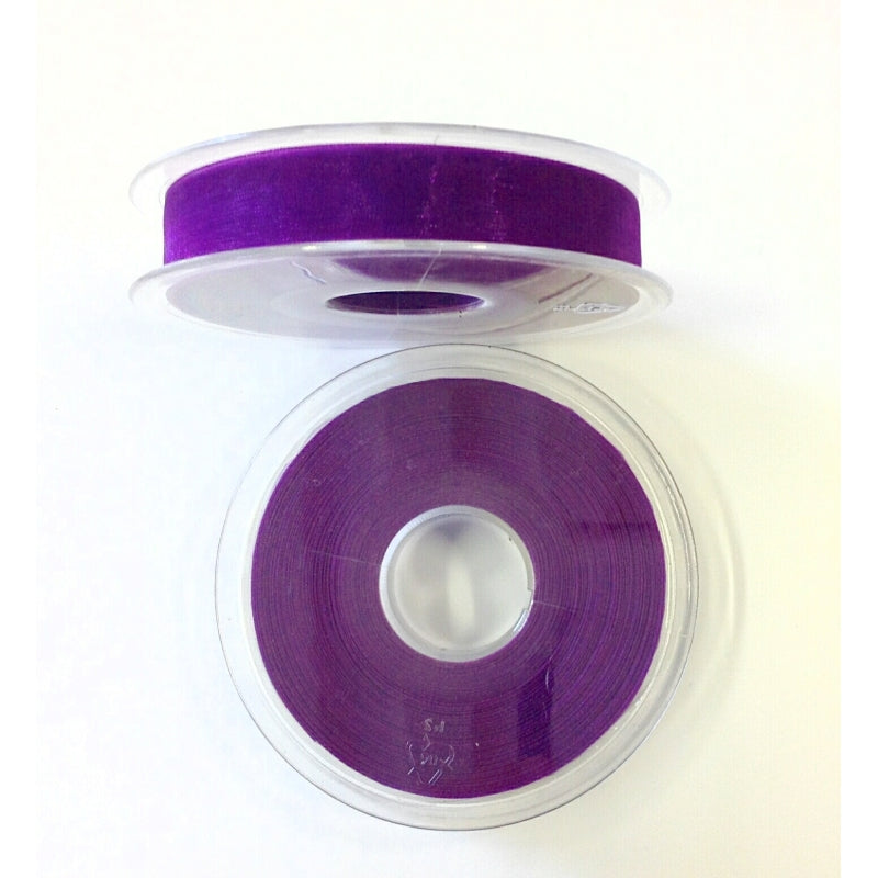 Stenco Purple Chiffon Ribbon
