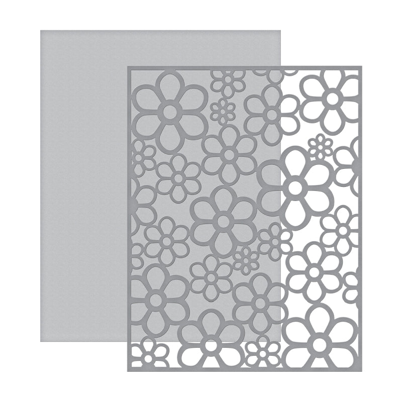 Spellbinders Flower Background Etched Die