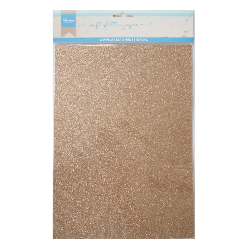 Marianne Design Soft Glitter Paper - Bronze