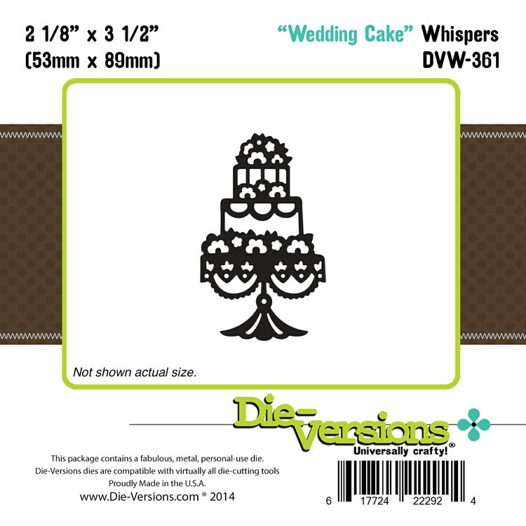 Die-Versions Whispers - Wedding Cake