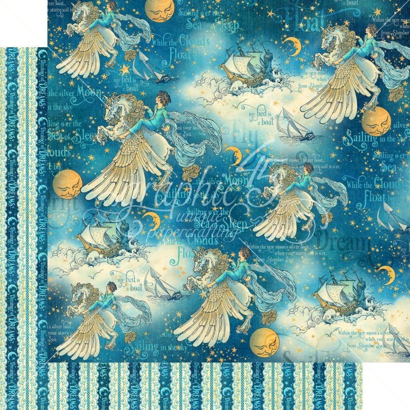 Graphic 45 Unicorn Fantasy 12x12 Paper Packs Of 5 Sheets