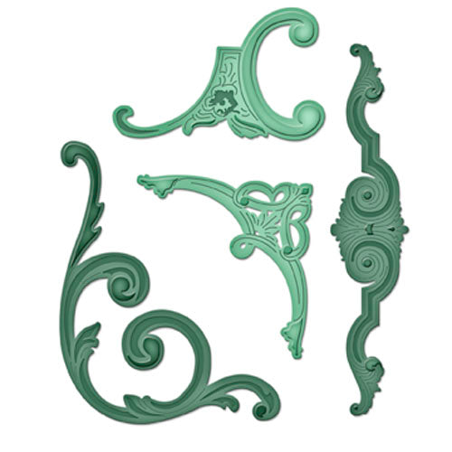 Spellbinders Gold Corbels And Accents