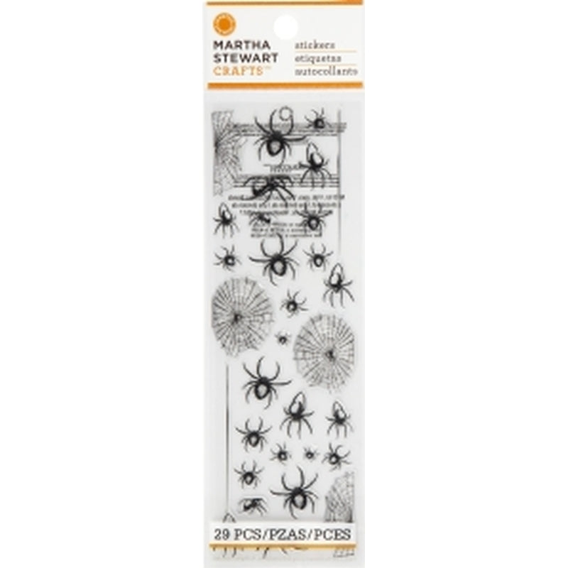 Martha Stewart Crafts Spider And Web Epoxy Stickers