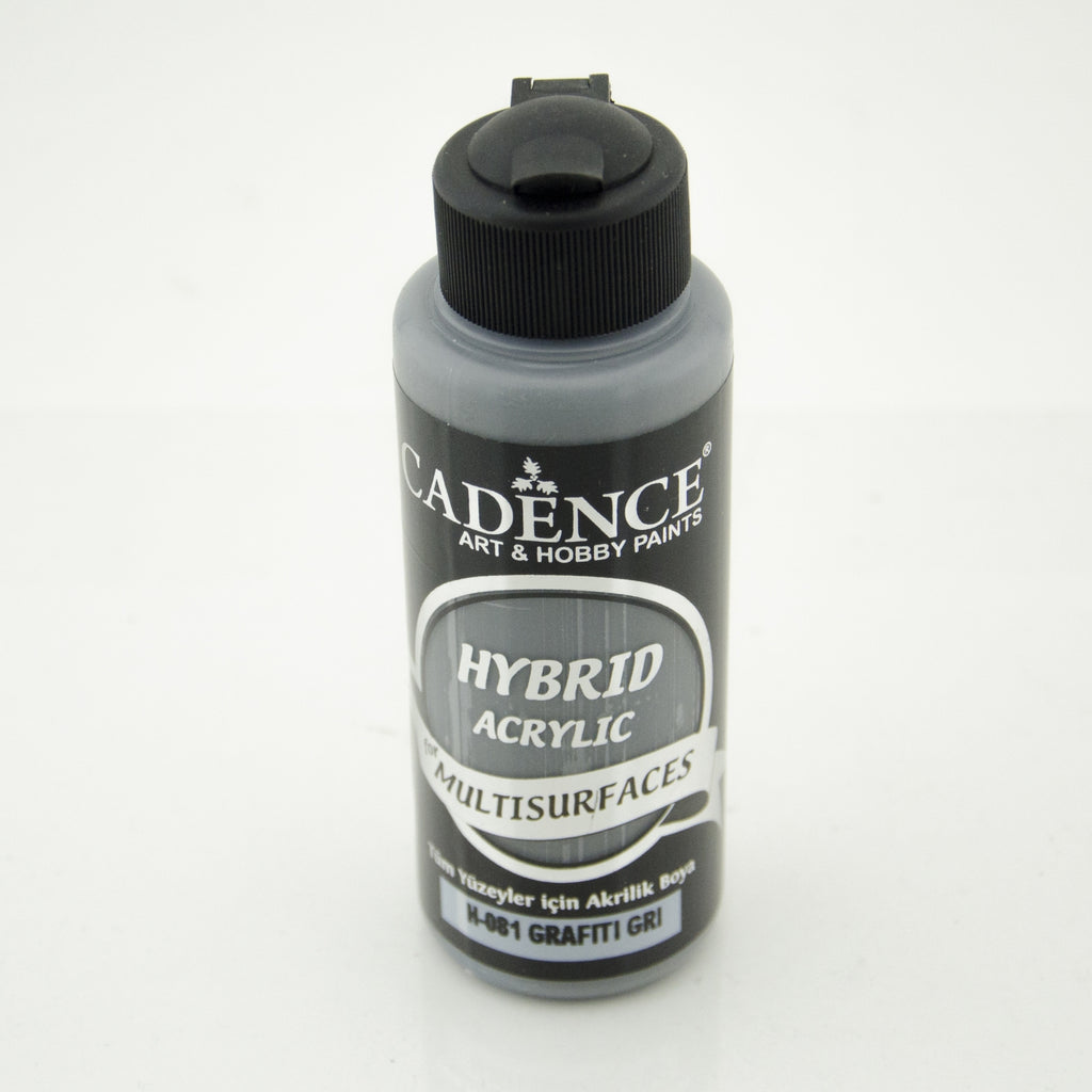 Cadence Graffiti Gray 120 Ml Hybrid Acrylic Paint For Multisurfaces