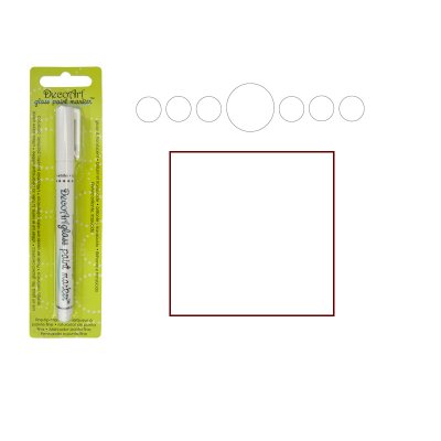 DecoArt White Glass Marker 1mm