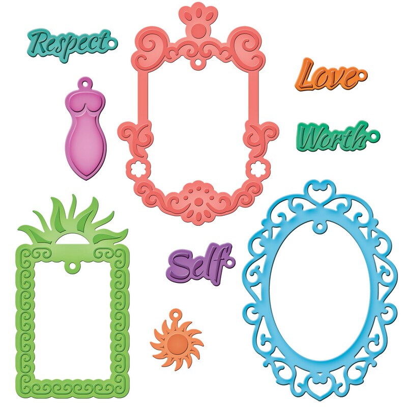 Spellbinders Jewel Framed Sentiments